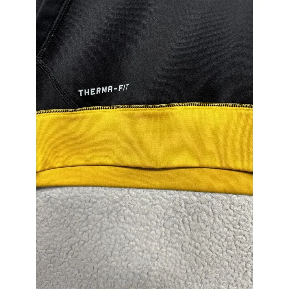 Missouri Tigers Hoodie Mens XL  Sweatshirt Nike Therma Fit Mizzou Black & Gold